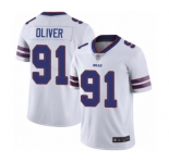 Youth Buffalo Bills #91 Ed Oliver White Vapor Untouchable Limited Player Football Jersey