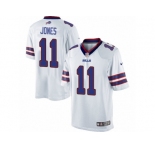 Youth Nike Buffalo Bills #11 Zay Jones Limited White NFL Jersey
