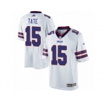Youth Nike Buffalo Bills #15 Brandon Tate Limited White NFL Jersey