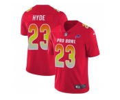 Youth Nike Buffalo Bills #23 Micah Hyde Red Stitched NFL Limited AFC 2018 Pro Bowl Jersey