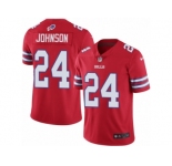 Youth Nike Buffalo Bills #24 Leonard Johnson Limited Red Rush Vapor Untouchable NFL Jersey