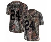 Youth Nike Buffalo Bills #24 Taron Johnson Limited Camo Rush Realtree NFL Jersey
