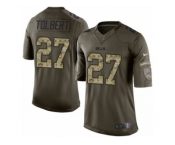 Youth Nike Buffalo Bills #27 Mike Tolbert Limited Green Salute to Service NFL Jersey