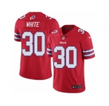 Youth Nike Buffalo Bills #30 Corey White Limited Red Rush NFL Jersey