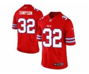Youth Nike Buffalo Bills #32 O. J. Simpson Red Stitched NFL Jersey