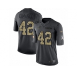 Youth Nike Buffalo Bills #42 Patrick DiMarco Limited Black 2016 Salute to Service NFL Jersey