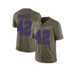 Youth Nike Buffalo Bills #42 Patrick DiMarco Limited Olive 2017 Salute to Service NFL Jersey