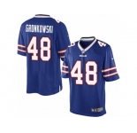 Youth Nike Buffalo Bills #48 Glenn Gronkowski Limited Royal Blue Team Color NFL Jersey
