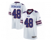 Youth Nike Buffalo Bills #48 Glenn Gronkowski Limited White NFL Jersey