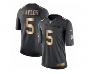 Youth Nike Buffalo Bills #5 Tyrod Taylor Limited Black Gold Salute to Service NFL Jersey