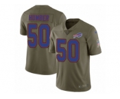 Youth Nike Buffalo Bills #50 Ramon Humber Limited Olive 2017 Salute to Service NFL Jersey