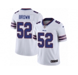 Youth Nike Buffalo Bills #52 Preston Brown Vapor Untouchable Limited White NFL Jersey