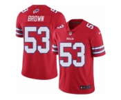Youth Nike Buffalo Bills #53 Zach Brown Limited Red Rush NFL Jersey