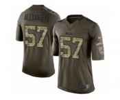 Youth Nike Buffalo Bills #57 Lorenzo Alexander Limited Green Salute to Service NFL Jersey