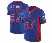 Youth Nike Buffalo Bills #57 Lorenzo Alexander Limited Royal Blue Rush Drift Fashion NFL Jersey