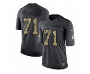 Youth Nike Buffalo Bills #71 Cyrus Kouandjio Limited Black 2016 Salute to Service NFL Jersey