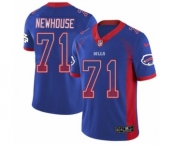Youth Nike Buffalo Bills #71 Marshall Newhouse Limited Royal Blue Rush Drift Fashion NFL Jersey
