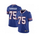 Youth Nike Buffalo Bills #75 Eddie Yarbrough Royal Blue Team Color Vapor Untouchable Limited Player NFL Jersey
