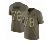 Youth Nike Buffalo Bills #78 Bruce Smith Limited Olive Camo 2017 Salute to Service NFL Jersey