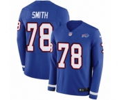 Youth Nike Buffalo Bills #78 Bruce Smith Limited Royal Blue Therma Long Sleeve NFL Jersey