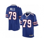 Youth Nike Buffalo Bills #79 Jordan Mills Limited Royal Blue Team Color NFL Jersey