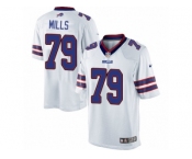 Youth Nike Buffalo Bills #79 Jordan Mills Limited White NFL Jersey