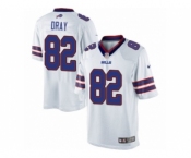Youth Nike Buffalo Bills #82 Jim Dray Limited White NFL Jersey