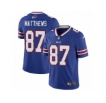 Youth Nike Buffalo Bills #87 Jordan Matthews Royal Blue Team Color Vapor Untouchable Limited Player NFL Jersey
