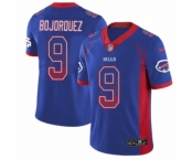 Youth Nike Buffalo Bills #9 Corey Bojorquez Limited Royal Blue Rush Drift Fashion NFL Jersey
