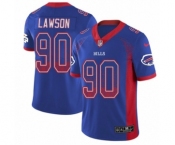 Youth Nike Buffalo Bills #90 Shaq Lawson Limited Royal Blue Rush Drift Fashion NFL Jersey
