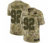 Youth Nike Buffalo Bills #92 Adolphus Washington Limited Camo 2018 Salute to Service NFL Jersey