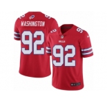 Youth Nike Buffalo Bills #92 Adolphus Washington Limited Red Rush NFL Jersey