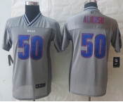 nike youth nfl jerseys buffalo bills #50 alonso grey[nike vapor]