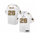 nike nfl jerseys miami dolphins #26 miller Pro Line White[game]