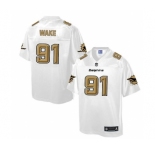 nike nfl jerseys miami dolphins #91 wake Pro Line White[game]