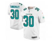 Men's Nike Miami Dolphins #30 Cordrea Tankersley Elite White NFL Jersey