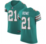 Nike Dolphins #21 Eric Rowe Aqua Green Alternate Men's Stitched NFL New Elite Jersey