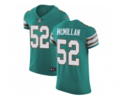 Nike Miami Dolphins #52 Raekwon McMillan Aqua Green Alternate Men Stitched NFL Vapor Untouchable Elite Jersey