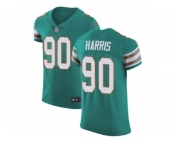Nike Miami Dolphins #90 Charles Harris Aqua Green Alternate Men Stitched NFL Vapor Untouchable Elite Jersey