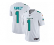 Men Nike Miami Dolphins #1 Cody Parkey White Vapor Untouchable Limited Player NFL Jersey