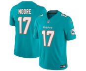 Men's Miami Dolphins #17 Trey Moore Aqua 2026 Draft F.U.S.E. Vapor Limited Football Stitched Jersey