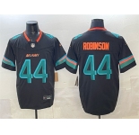 Men's Miami Dolphins #44 Chop Robinson Black 2025 F.U.S.E. “Rivalries†Vapor Limited Stitched Football Jersey