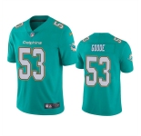 Men's Miami Dolphins #53 Cameron Goode Aqua Vapor Untouchable Limited Stitched Football Jersey