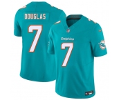 Men's Miami Dolphins #7 Caleb Douglas Aqua 2026 Draft F.U.S.E. Vapor Limited Football Stitched Jersey