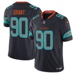 Men's Miami Dolphins #90 Kenneth Grant Black 2025 F.U.S.E. “Rivalries†Vapor Limited Football Stitched Jersey