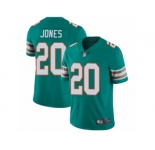 Men's Nike Miami Dolphins #20 Reshad Jones Vapor Untouchable Limited Aqua Green Alternate NFL Jersey