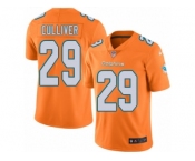 Men's Nike Miami Dolphins #29 Chris Culliver Limited Orange Rush NFL Jersey