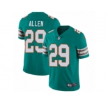 Men's Nike Miami Dolphins #29 Nate Allen Vapor Untouchable Limited Aqua Green Alternate NFL Jersey