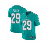 Men's Nike Miami Dolphins #29 Nate Allen Vapor Untouchable Limited Aqua Green Team Color NFL Jersey
