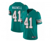 Men's Nike Miami Dolphins #41 Byron Maxwell Vapor Untouchable Limited Aqua Green Alternate NFL Jersey